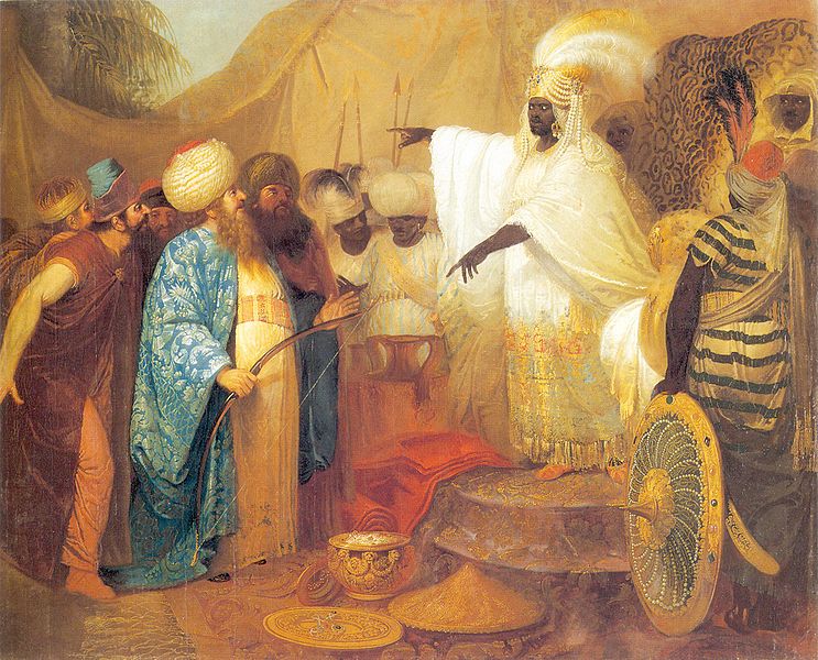 Franciszek Smuglewicz Ethiopian king meeting ambasadors of Persia